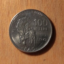 Cento Lire Fao 1979 Nutrire il