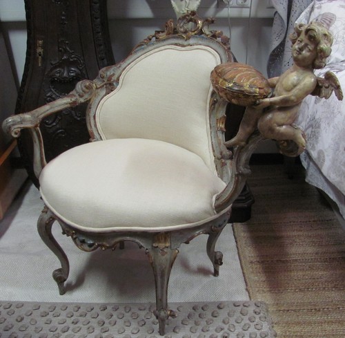 Sedia revival barocco