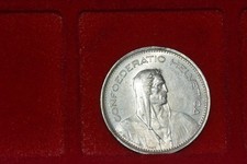 Svizzera moneta in argento da
