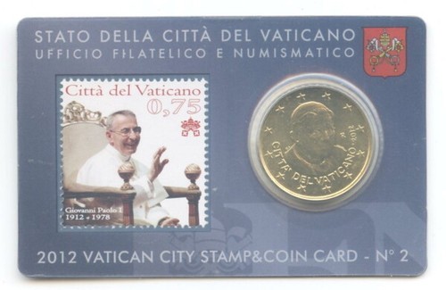 2012 vaticano coin card - vaticano, (n°2)