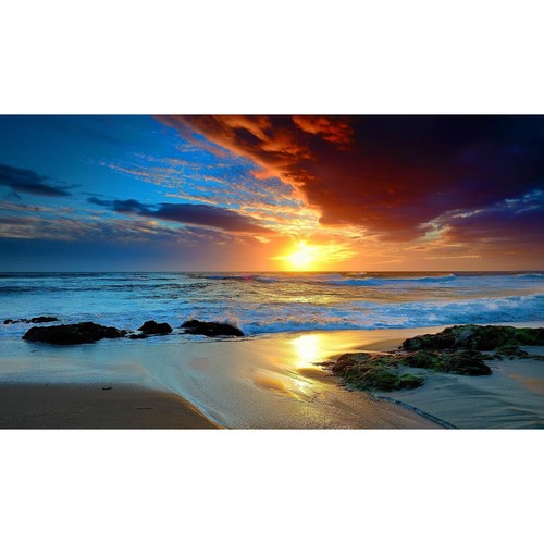 Tramonto spiaggia acquario - spiaggia,