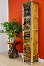 Armadio alto acacia legno