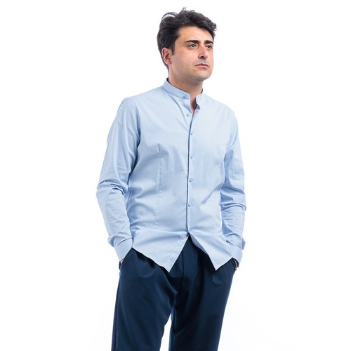 Camicia uomo cotone bianca - camicia,