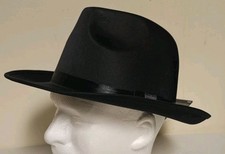 Cappello fedora nero deluxe