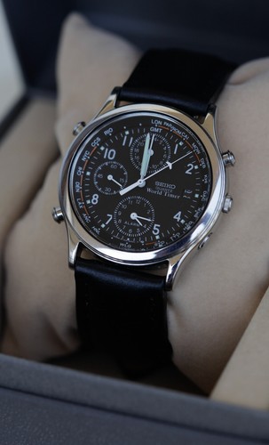 Seiko world timer 5t52 - seiko,
