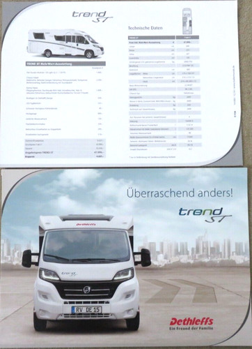 Brochure depliant camper