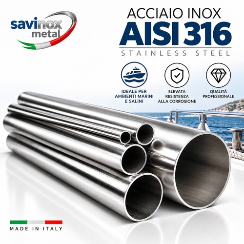 Tubo acciaio inox aisi - in,