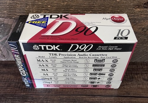 Pacchetto nastro cassetta tdk - cassetta,