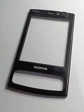 NOKIA N95 N 95 8GB ORIGINALE MASCHERINA FRONT COVER FRONTALE VETRO DISPLAY NERA