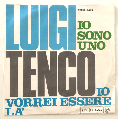 Luigi tenco sono uno - luigi, (7")