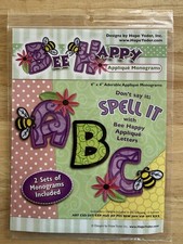 Bee Happy Appliqué Monogrammi