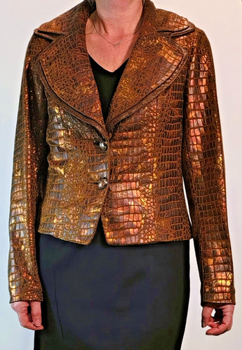 Giacca cristina bronzo - giacca,