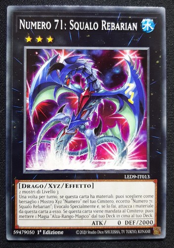 Numero squalo rebarian in - 71,