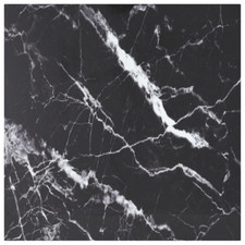 vidaXL Piano Tavolo Nero 60x60