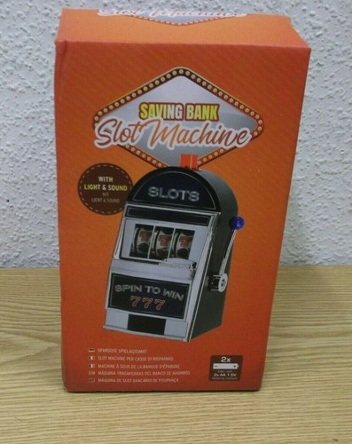 Salvadanaio slot machine con - salvadanaio,