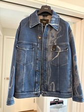 Giacca jeans uomo denim Fendi