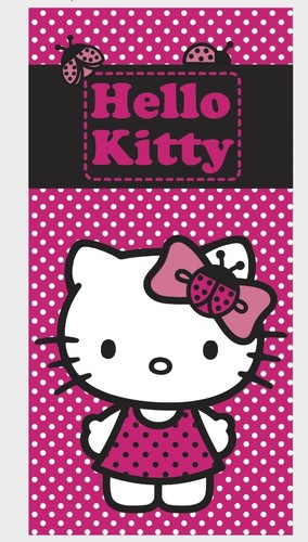 Asciugamano sanrio hello kitty - asciugamano,