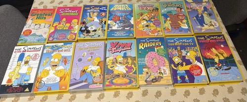 The simpsons vhs lot rare - lot,