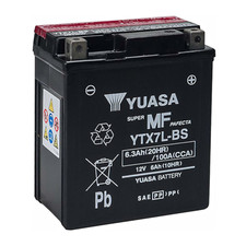 BATTERIA YTX7L-BS ORIGINALE YUASA PER HONDA SH 125 150 2001 2012 12V 6,5 AH AGM
