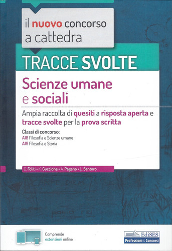 Scienze umane sociali - scienze, libro