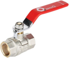 Valvola a Sfera 1 Pollici FF Maniglia a Leva - Pn40 Bar Rubinetto a Sfera Ottone