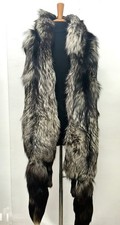 Stola Doppia Volpe Argentata