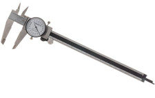 CALIBRO ANALOGICO CON OROLOGIO BORLETTI 200 MM INOX TEMPRATO 0,02 MM COMPARATORE
