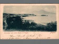 Napoli panorama visto dalla tomba di Virgilio f. piccolo  spedita