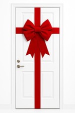 Decorazione fiocco rosso per