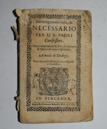 Interrogatorio per confessioni - per,