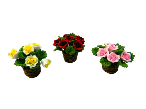Vaso con rose 3x2 - con,