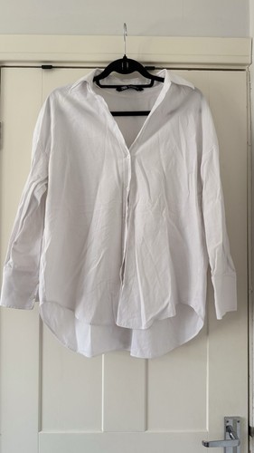 Camicia oversize zara bianca - camicia,