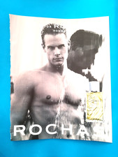 RITAGLIO DI GIORNALE CLIPPING PUBBLICITA' EAU DE ROCHAS DA COLLEZIONE - (141)