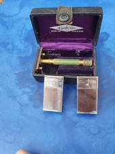 rasoio vecchio,con Custodia A Bottone,vintage.