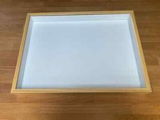 scatola entomologica grande 39x52 legno chiaro, cassetta farfalle/insetti, NUOVA