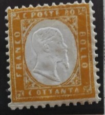 Regno  80 cent. effige V