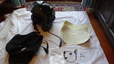 RAF Royal Navy Mk4B Large Pilot Helmet Dual Visor Fighter Fast Jet Helmet 