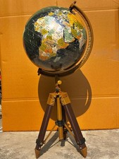 Antico tavolo mappa del mondo