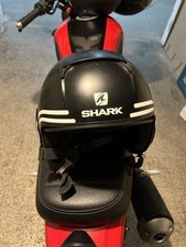 Casco Shark  Bianco Nero Taglia M