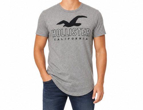 Shirt uomo hollister grigio - uomo,