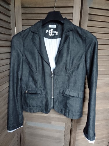 Giacchetta jeans nera - , in