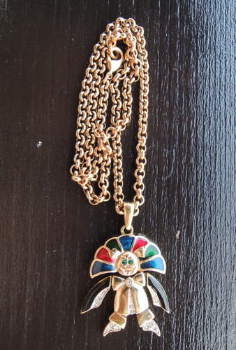 Collana con ciondolo catena