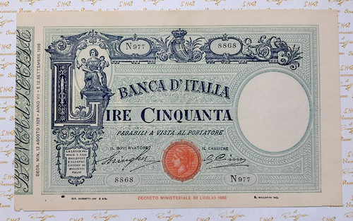 Regno italia lire - 50,