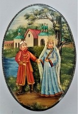 raffinata scatola russa in