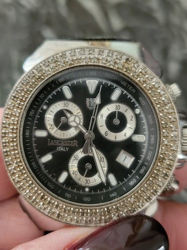 Orologio acciaio brillantini - orologio,