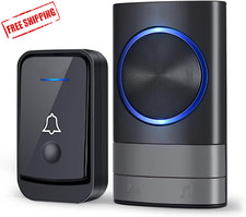 Campanelli Wireless,  Campanello Senza Fili Da Esterno IP44, 52 Suonerie, 5 Volu