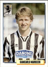 figurina Merlin Calcio Cards 95 1995 # 160 Juventus Marocchi