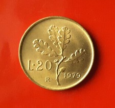 20 LIRE 1979 ERRORE - GLOBETTO