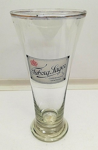 Beautiful tuborg beer glass - beer,