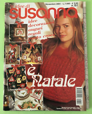 LE IDEE DI SUSANNA N°151 - Novembre 2001 - È Natale Punto croce - Rivista [r01]